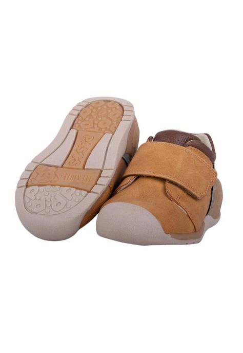 Zapato Clasico Bebe Niño Mostaza Pillin-1
