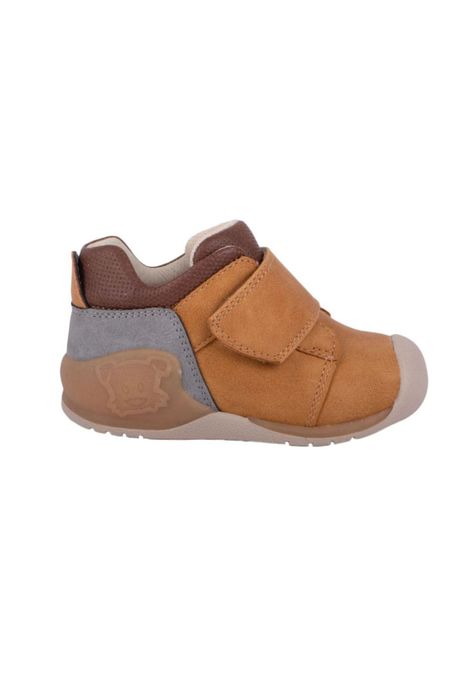 Zapato Clasico Bebe Niño Mostaza Pillin-2