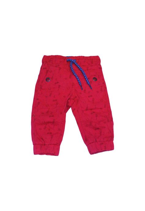Pantalón Bebe Niño Rojo Pillin-0
