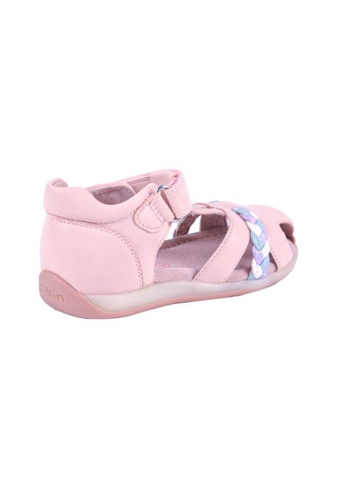 Sandalias Bebe Niña Rosado Pillin-3