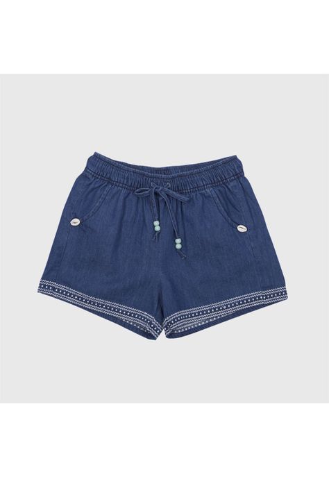 Short Niña Azul Pillin-0