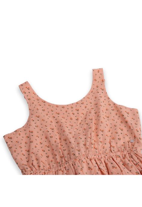 Vestido Niña Naranja Pillin-1