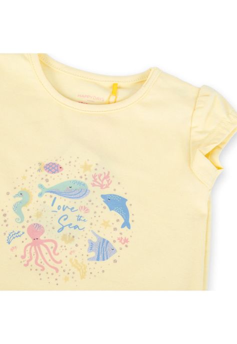 Polera Bebé Niña Amarillo Pillin (PVA620-24AMA)-1