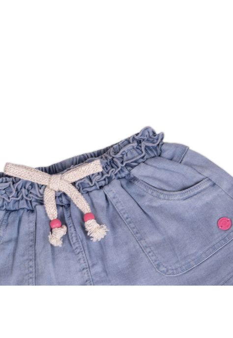 Short Bebe Niña Celeste Pillin-1