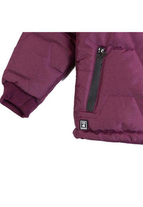 Parka con Capucha Niño Burdeo Pillin-2