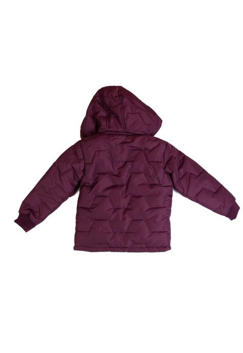 Parka con Capucha Niño Burdeo Pillin-3