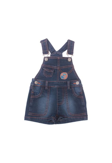 Jardinera Bebe Niño Denim Pillin-0