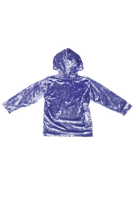 Poleron Bebe Algodón Invierno Niña Morado-1