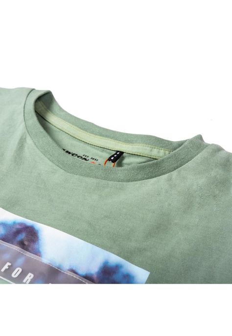 Polera Manga Larga Niño Verde Pillin-1