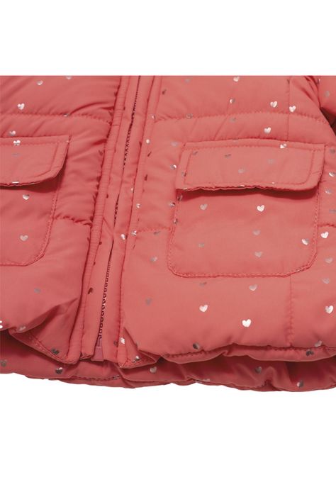Parka C/Capucha Bebé Niña Rosado Pillin-3