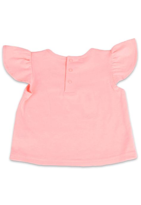 Polera Manga Corta Bebe Niña Rosado Pillin-2