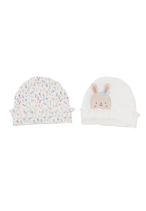 Pack Gorro 2 Pcs Bebé Niña Multicolor Pillín-1
