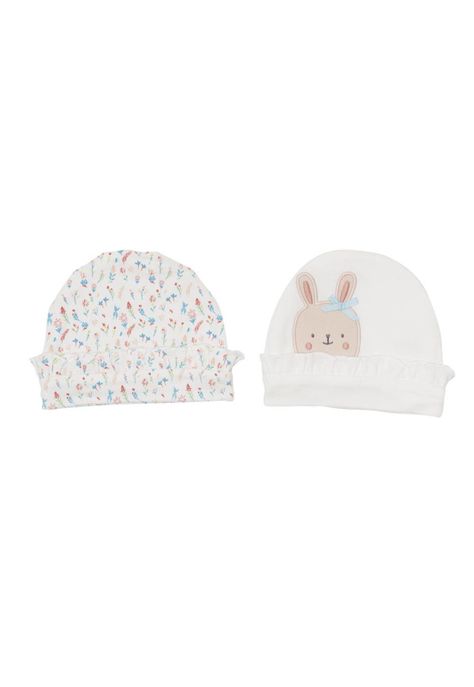 Pack Gorro 2 Pcs Bebé Niña Multicolor Pillín-0