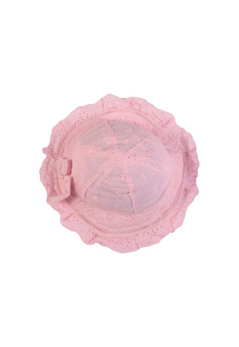 Gorro Bebe Niña Rosado Pillín-3