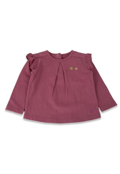 Polera Bebé Niña Burdeo Pillin-0