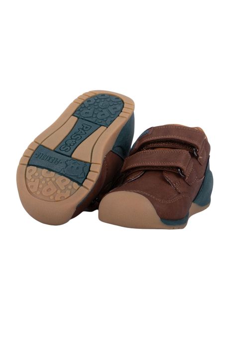 Zapato Clasico Bebe Niño Café Pillin-1
