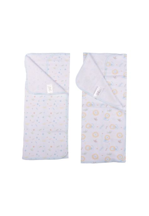 Set 2 Pzas Manta Bebe Niño Multicolor Pillin-2