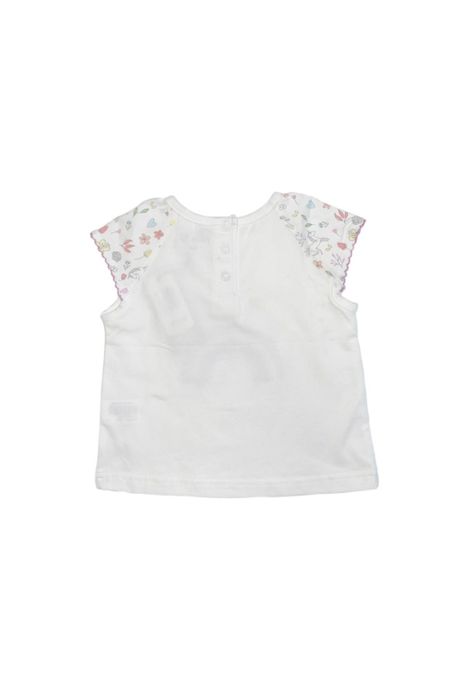 Polera Bebe Niña Blanco Pillin-1