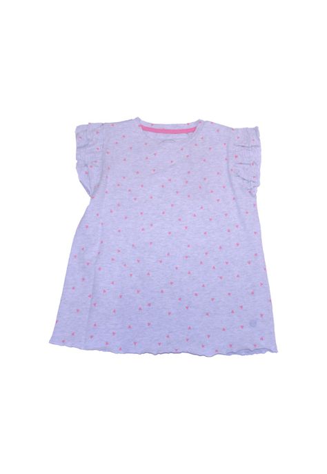 Polera Niña Gris Pillin-0