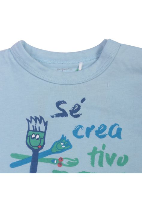 Polera Bebe Niño Celeste Pillin-3