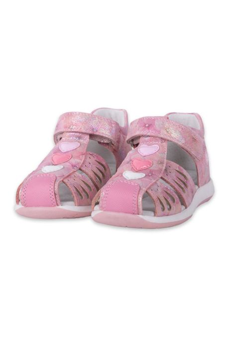 Sandalias Clasico Bebe Niña Rosado Pillin-0