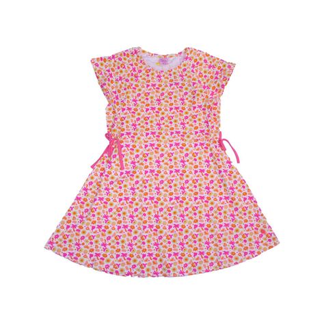 Vestido Niña Naranja Pillin-0