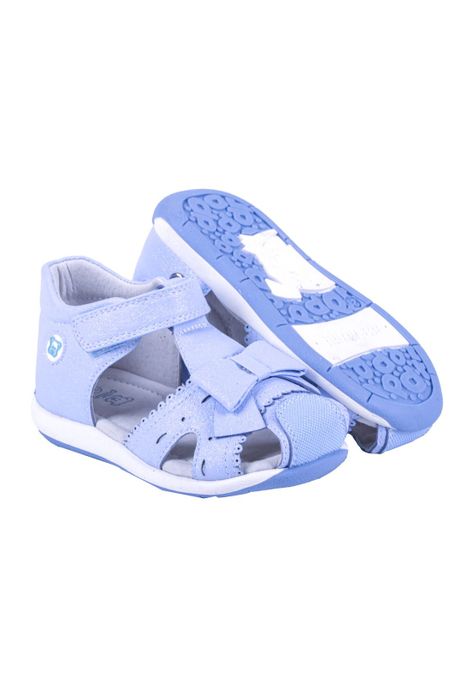 Sandalias Bebe Niña Celeste Pillin-2