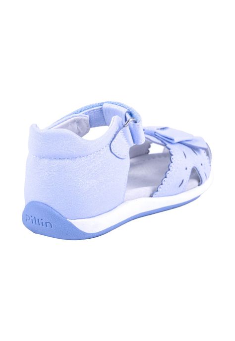 Sandalias Bebe Niña Celeste Pillin-3