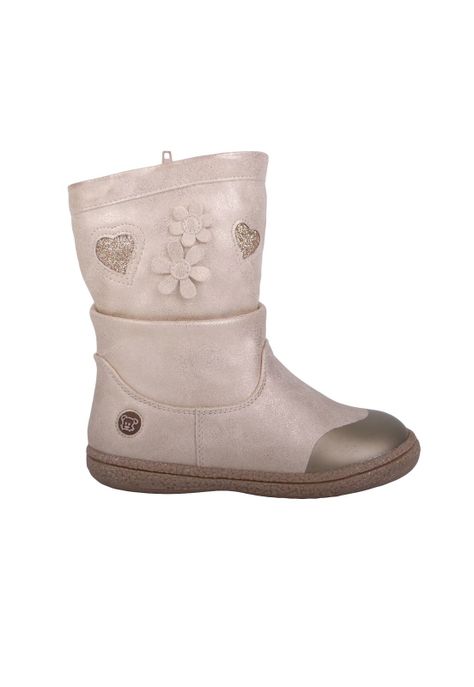 Bota Bebe Niña Dorado Pillin-1