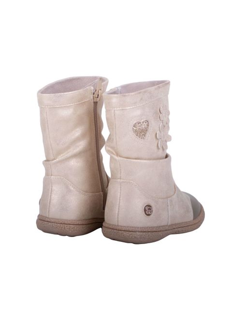 Bota Bebe Niña Dorado Pillin-2