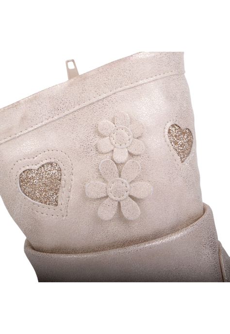 Bota Bebe Niña Dorado Pillin-3