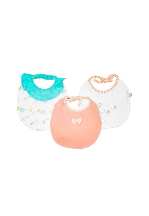 Babero Gamuza Pack X3 Bebé Niño Multicolor Pillín-0
