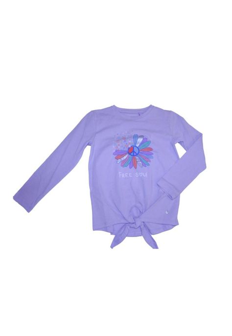 Polera Niña Lila Pillin-0