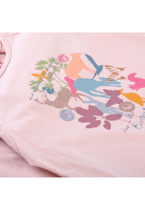 Polera Manga Larga Niña Rosado Pillin-1