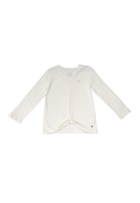 Polera Manga Larga Niña Crudo Pillin-0