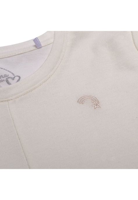 Polera Manga Larga Niña Crudo Pillin-2