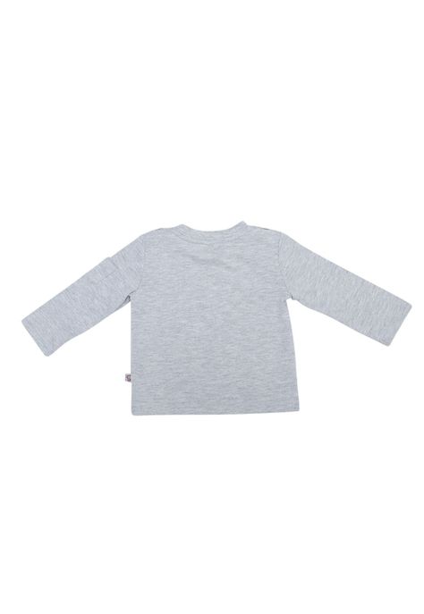Polera Bebé Niño Gris Claro Pillin-1