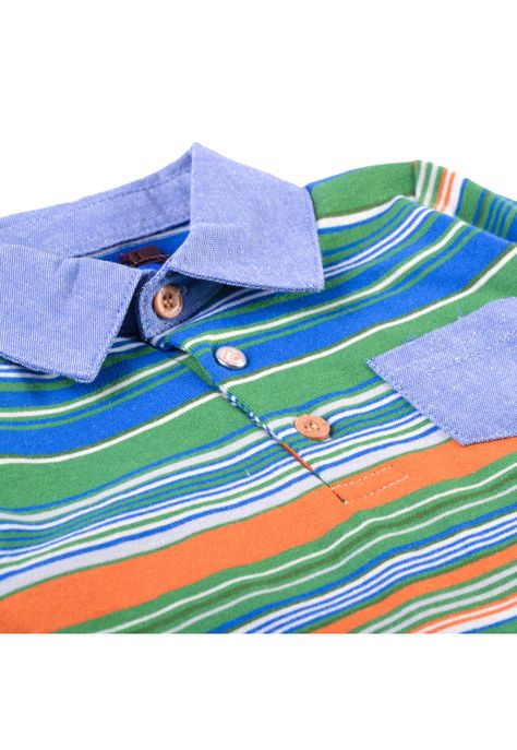Polera Manga Larga Bebé Niño Verde Pillin-1