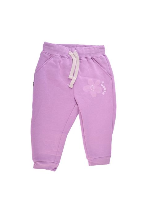 Pantalón Buzo Bebé Niña Violeta Pillin-0