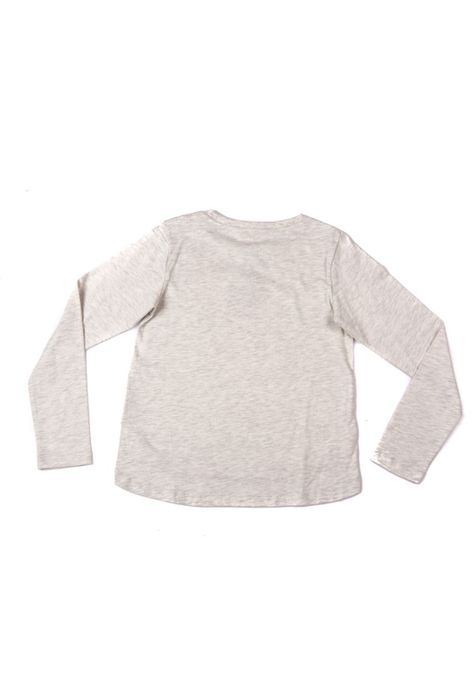 Polera M/L Niña Gris Claro Pillin-4