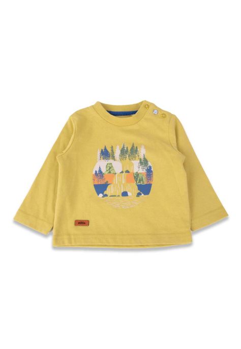 Polera Bebé Niño Verde Pillin-0