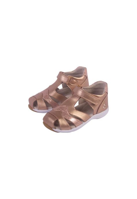 Sandalias Bebe Niña Café Pillin-0