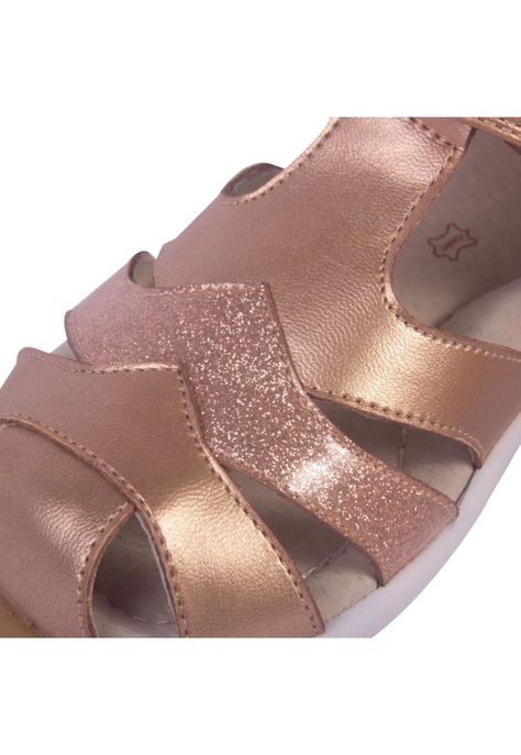 Sandalias Bebe Niña Café Pillin-2