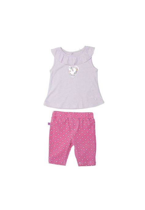 Conjunto Bebé Niña Lila Pillin-0