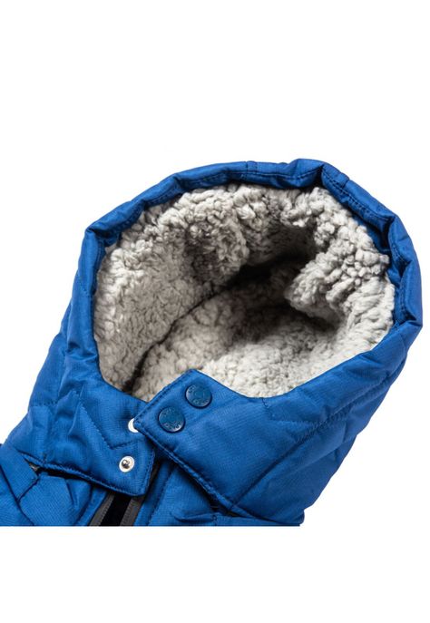 Parka con Capucha Niño Azul Pillin-1