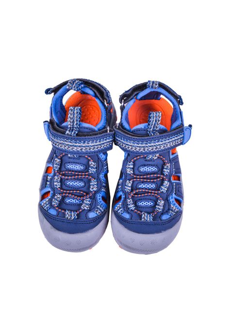 Sandalias Bebe Niño Azul Pillin-1