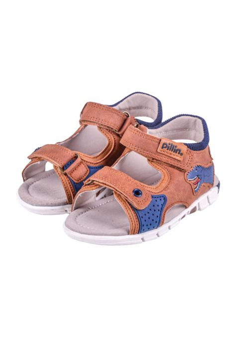 Sandalias Bebe Niño Café Pillin-0