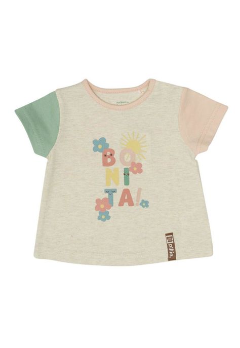 Polera Bebe Niña Crudo Pillin-0