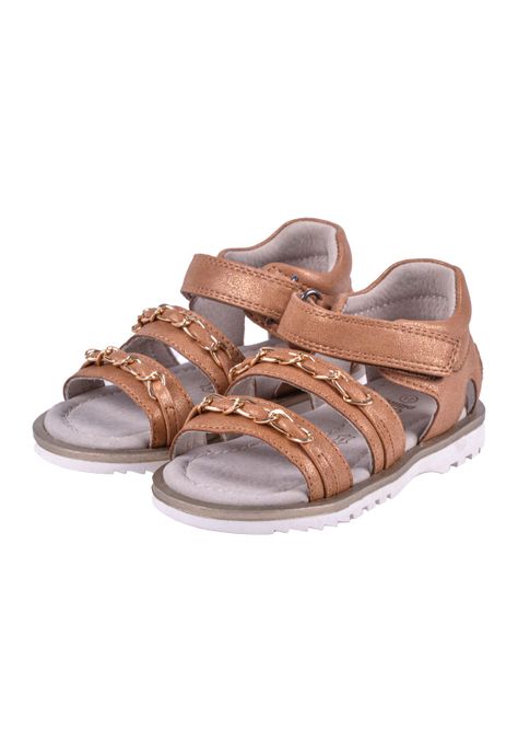 Sandalias Bebe Niña Café Pillin-0