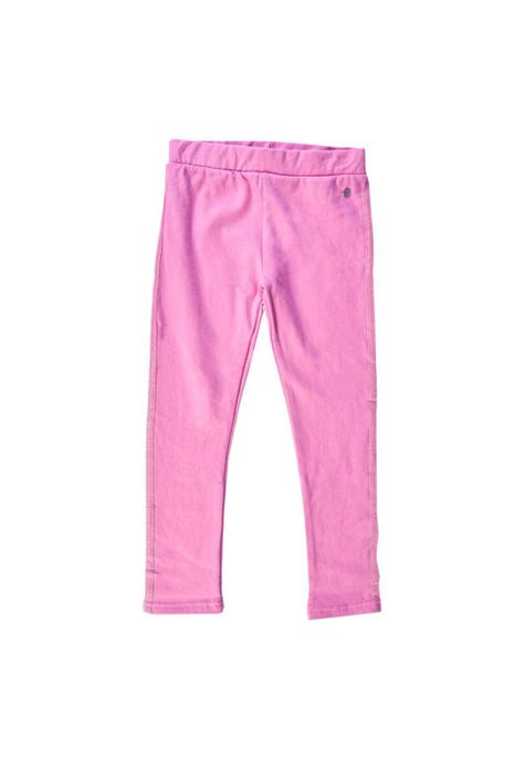 Calza Larga Lisa Niña Rosado Pillin-0